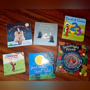 Adorable Children's Book Lot (6) Baby Toddler Kids Story Learning Bedtime Books